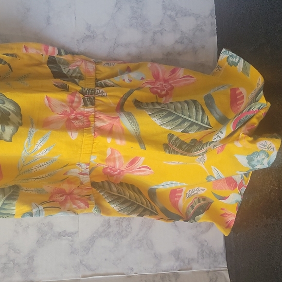 Yellow Floral Romper by Old Navy - Picture 3 of 5